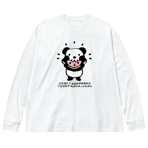 パンダ！ズレてもぱんだズレぱんだちゃんnew ビッグシルエットロングスリーブTシャツ