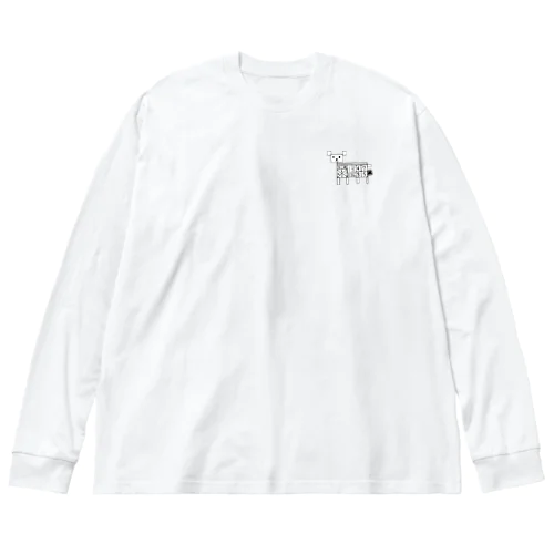 シカクイヌ Big Long Sleeve T-Shirt