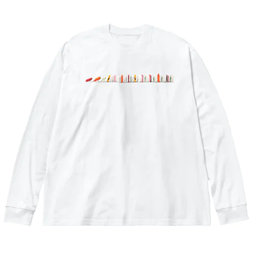 寿司ドミノ Big Long Sleeve T-Shirt