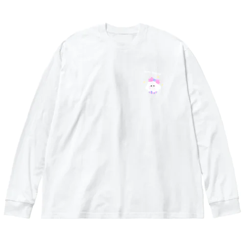 おばけーきビッグロンT ビッグシルエットロングスリーブTシャツ