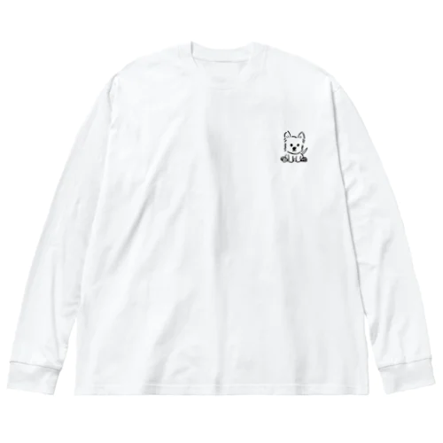 いやしのウェスティ Big Long Sleeve T-Shirt