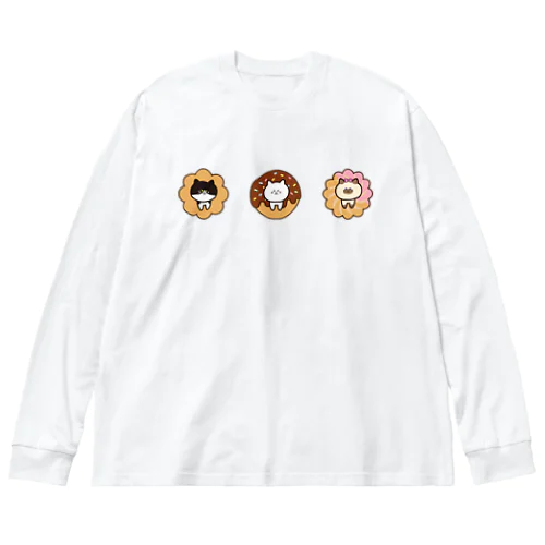 にゃぎまるあにま３ ビッグシルエットロングスリーブTシャツ