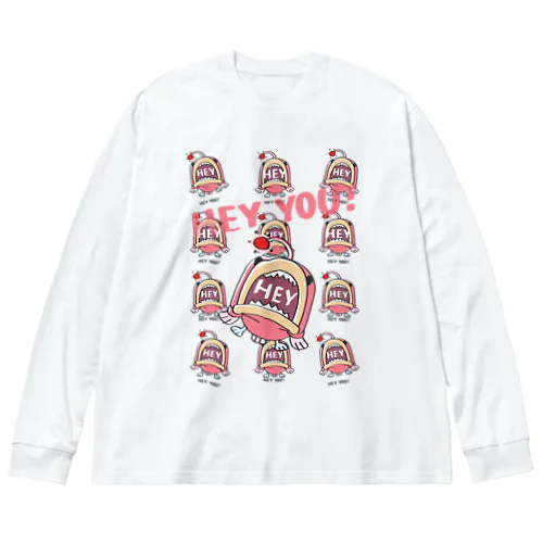 CT116 海の底のあんこ姫*HEY YOU*ミニミニ Big Long Sleeve T-Shirt