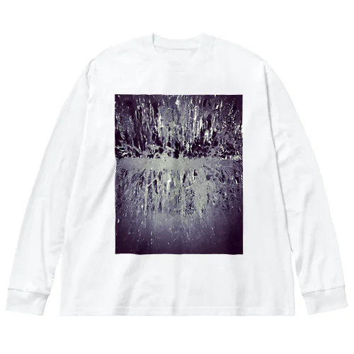 氷の壁 Big Long Sleeve T-Shirt