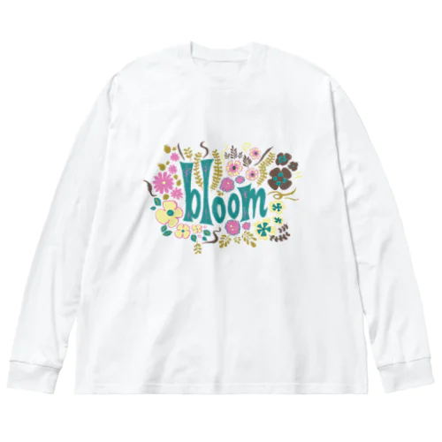 🌸 満開の花束（フォレスト） ビッグシルエットロングスリーブTシャツ