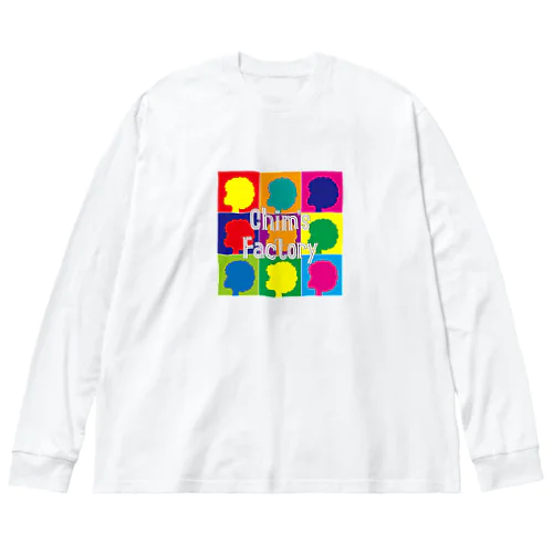 カラフルカーリーちゃん Big Long Sleeve T-Shirt