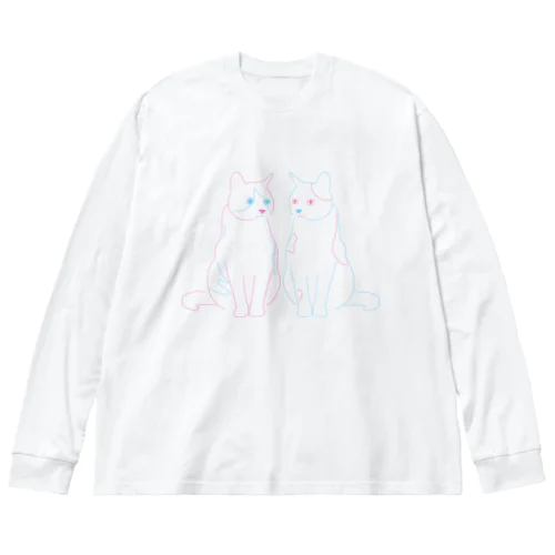 ファンシーちゃんとファンシーくん ビッグシルエットロングスリーブTシャツ