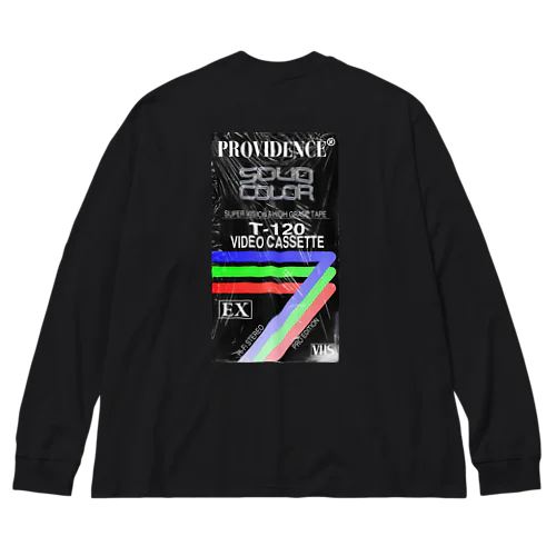 PROVIDENCE® VHS ビデオカセット パッケージ ビッグシルエットロングスリーブTシャツ