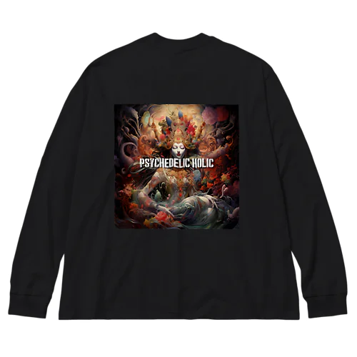 Psychedelic Holic - Indraステッカー Big Long Sleeve T-Shirt