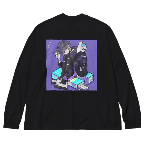 煙草とマッシュ男子 Big Long Sleeve T-Shirt