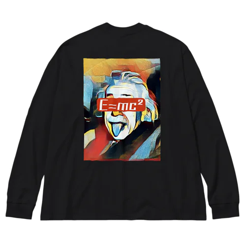 01_アインシュタイン Big Long Sleeve T-Shirt