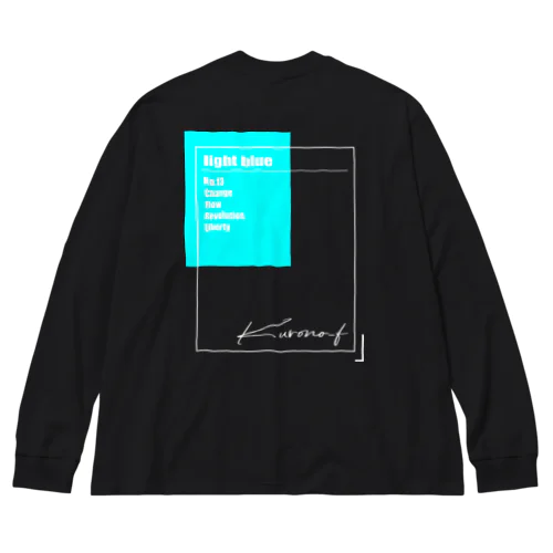 Light Blue Big Long Sleeve T-Shirt