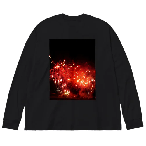 201508161942002　赤い火花 Big Long Sleeve T-Shirt