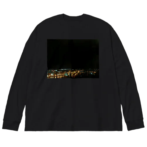 201512061854000　街明かり Big Long Sleeve T-Shirt