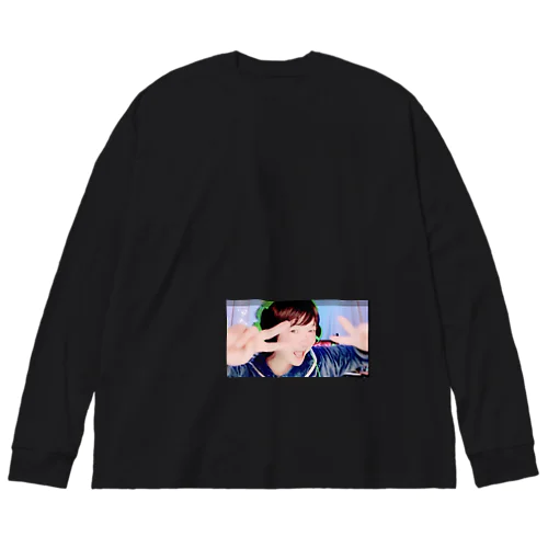 たざ美ダブルピース Big Long Sleeve T-Shirt