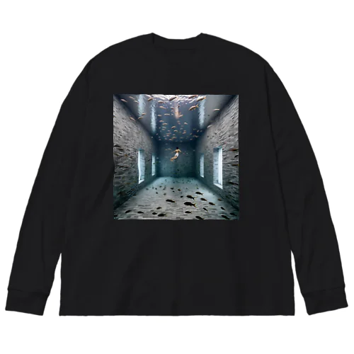 vaporwave_style5 Big Long Sleeve T-Shirt