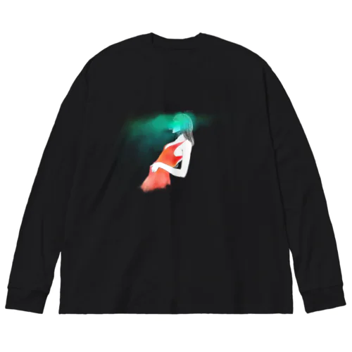 燃えるスカートの女 Big Long Sleeve T-Shirt