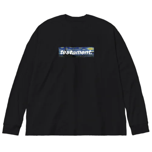 TESTAMENT✗gogh BOX Logo　 ビッグシルエットロングスリーブTシャツ