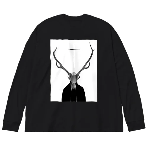 Bone&Cross ビッグシルエットロングスリーブTシャツ