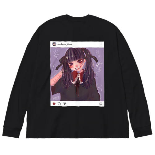 ヤンデレグラムちゃん Big Long Sleeve T-Shirt