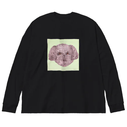 まりも トイプードル 犬 いぬ Big Long Sleeve T-Shirt