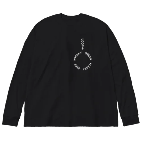 酔。 Big Long Sleeve T-Shirt