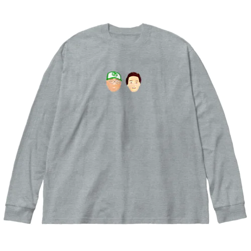 爺婆かわいい Big Long Sleeve T-Shirt