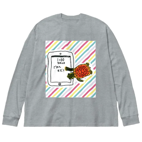 ミシニのつぶやき Big Long Sleeve T-Shirt