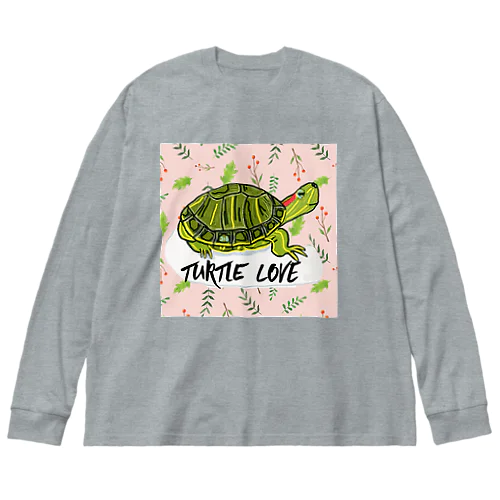 アカミミちゃん① カラフル Big Long Sleeve T-Shirt