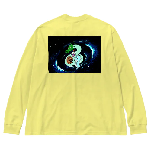 はぐれっこザウルス Big Long Sleeve T-Shirt