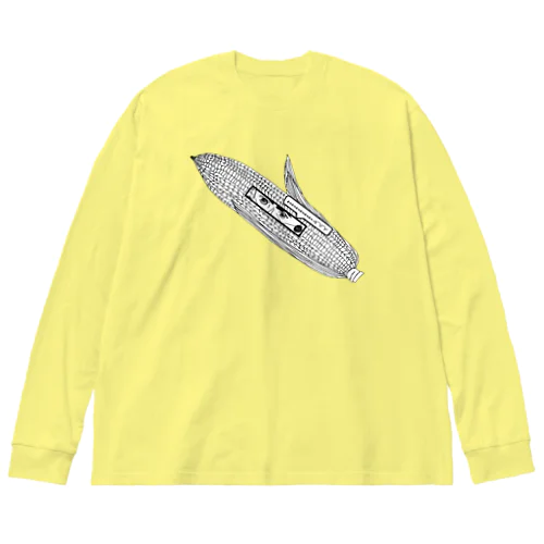 こちらをみているコーン Big Long Sleeve T-Shirt