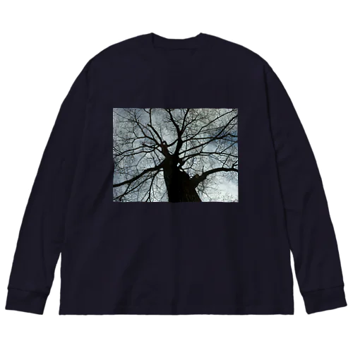 201805051602001　春の樹木 Big Long Sleeve T-Shirt