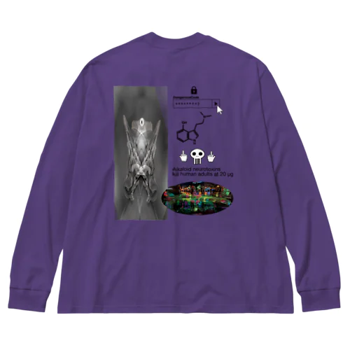 Dangerous Code Graphic Big Silhouette Long Sleeve Tee (Frog） ビッグシルエットロングスリーブTシャツ