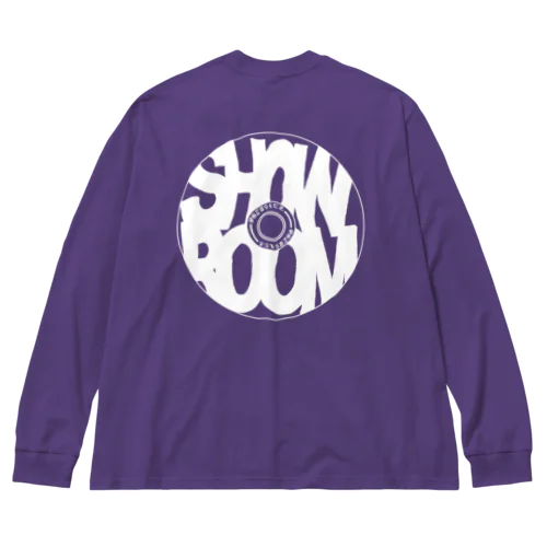 SHOWROOM DISC LOGO "WH" Big Long Sleeve T-Shirt