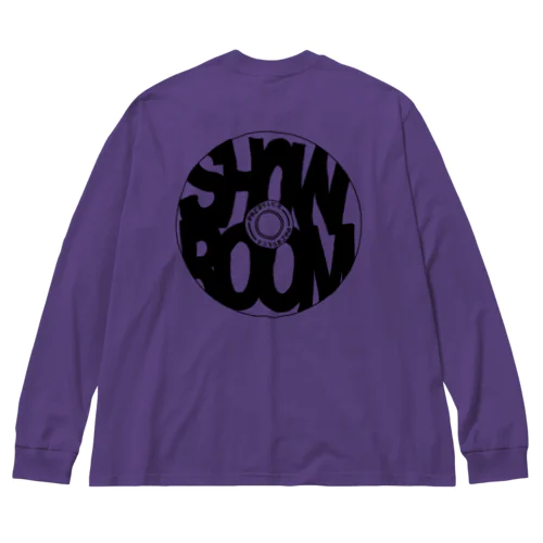 SHOWROOM DISC LOGO "BK" Big Long Sleeve T-Shirt