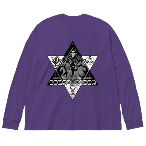 六芒星ネクロマンサー ブラックアンク Big Long Sleeve T-Shirt