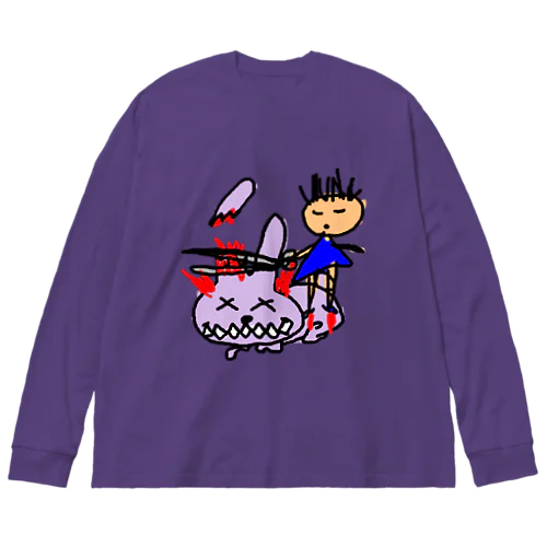 らくがきRPG モンスター討伐 Big Long Sleeve T-Shirt