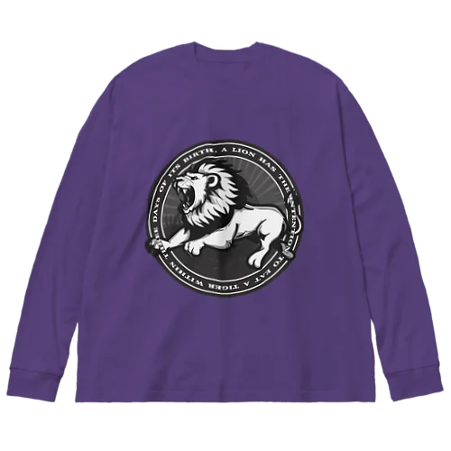 LION IN A CIRCLE ビッグシルエットロングスリーブTシャツ