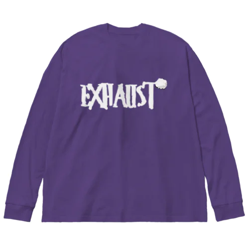 EXHAUST(英字＋１シリーズ) ビッグシルエットロングスリーブTシャツ