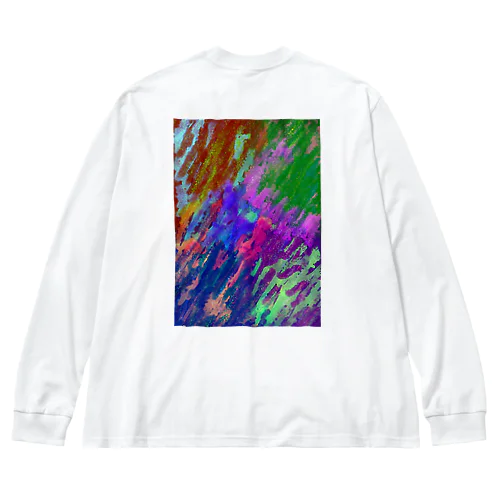 銀河系 Big Long Sleeve T-Shirt