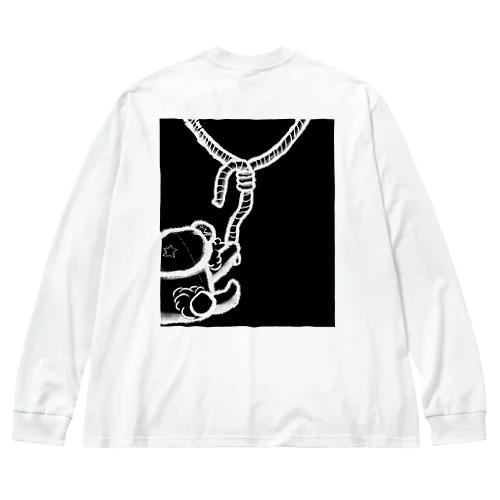 不穏な黒クマ Big Long Sleeve T-Shirt