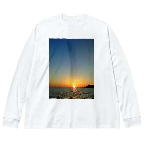 200803121721000　水に沈む太陽 Big Long Sleeve T-Shirt