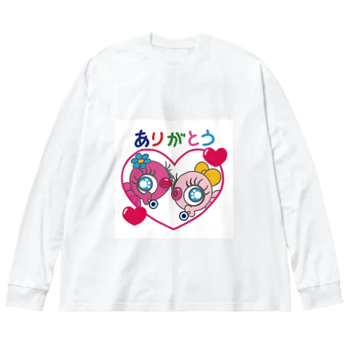 チアリングぼんちゃん”ありがとう”Tシャツ Big Long Sleeve T-Shirt