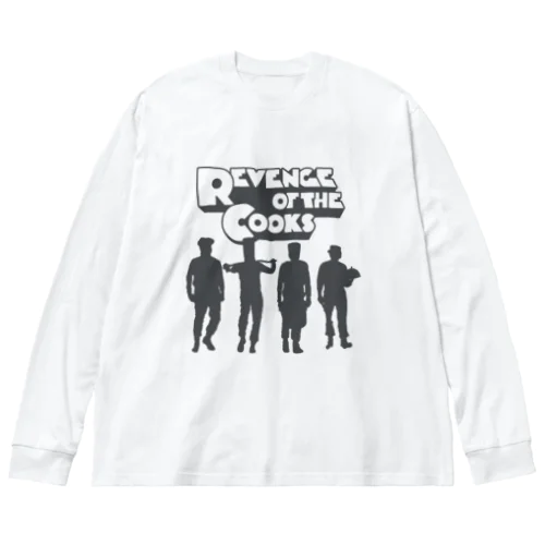 REVENGE OF THE COOKS（黒） ビッグシルエットロングスリーブTシャツ