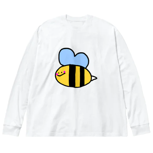 へんてこキャラクター はちさんの『びー』🐝💗 Big Long Sleeve T-Shirt