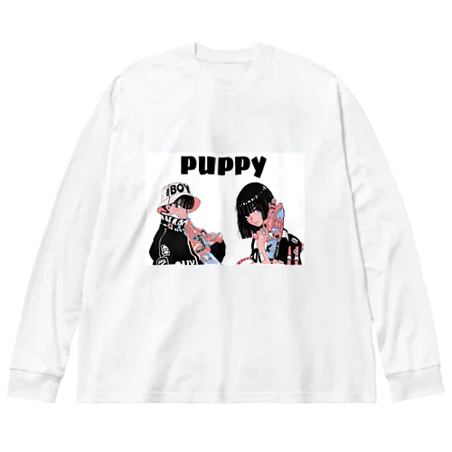 Puppy  ビッグシルエットロングスリーブTシャツ