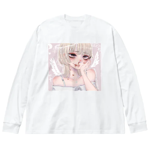 金髪ウルフちゃん(鼻血) Big Long Sleeve T-Shirt