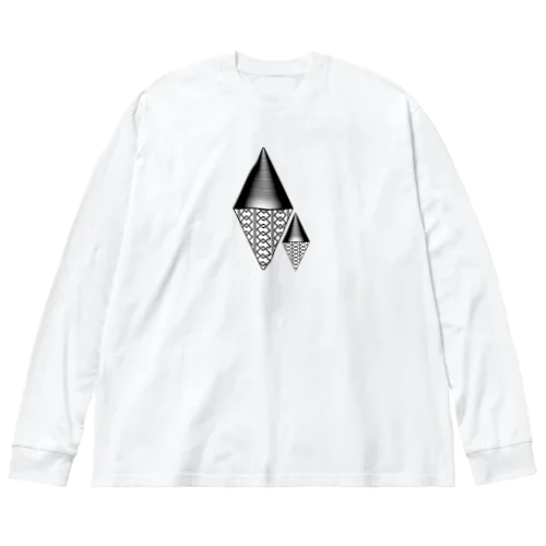 吉原柄　α Big Long Sleeve T-Shirt