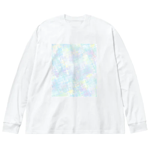 きらめくブルー Big Long Sleeve T-Shirt