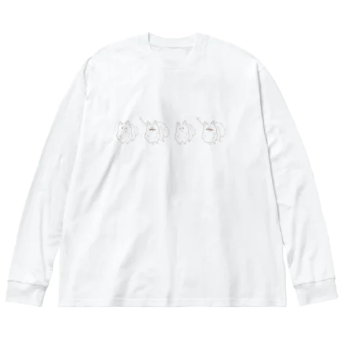 ぽめぽめくん ビッグシルエットロングスリーブTシャツ